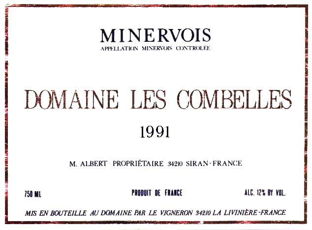 Minervois-Dom les Combelles 1991.jpg
